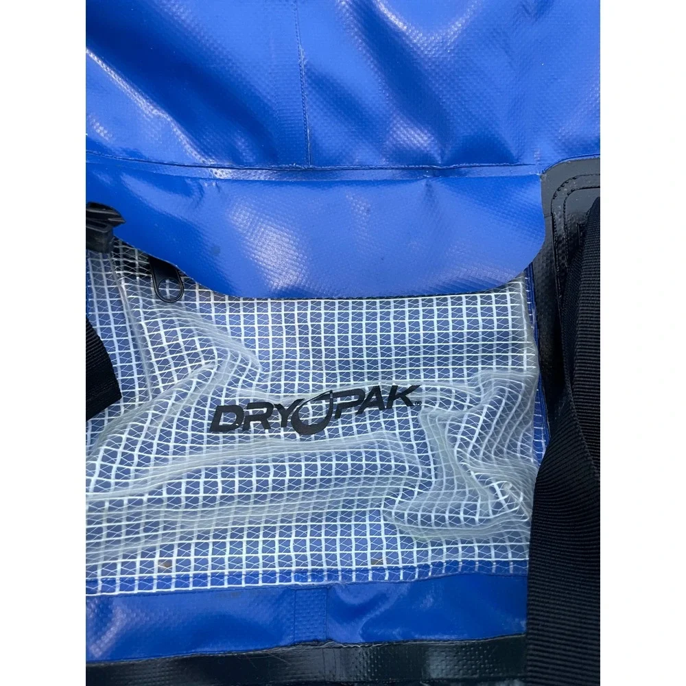 Dry Pak Waterproof Duffel Bag Blue Black Roll Top Large 22